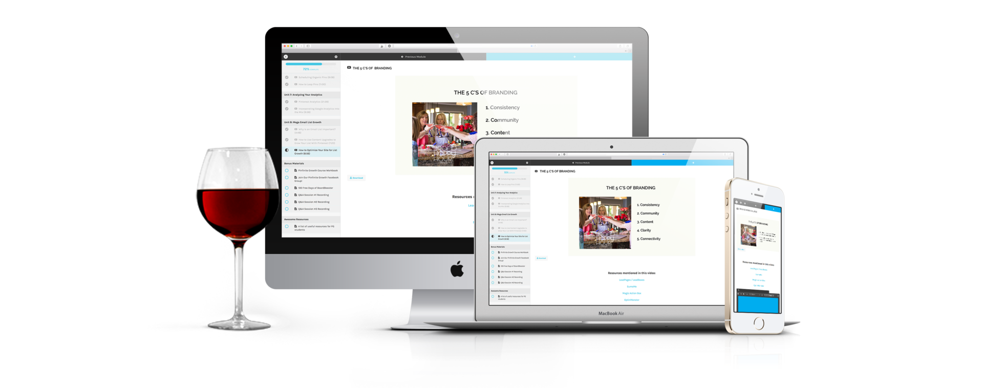 Brandtini eCourse on all platforms